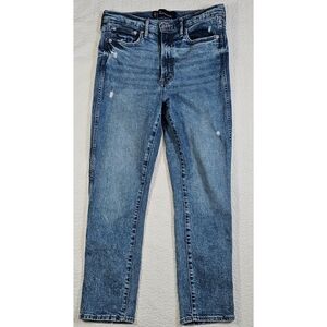 GAP High Rise Vintage Slim Distressed Jeans
